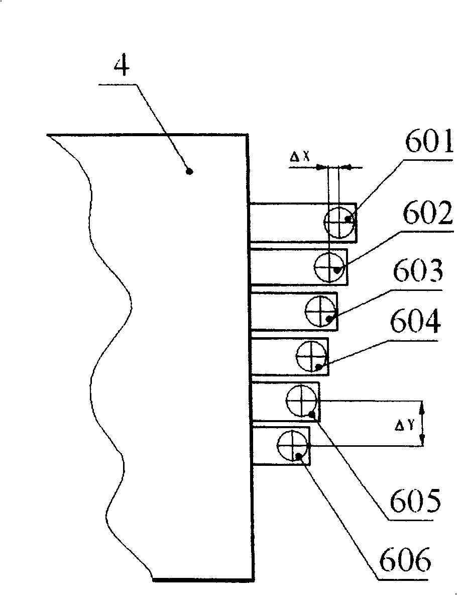 Roller surface coarsening processing method using multiheaded high power laser and its device