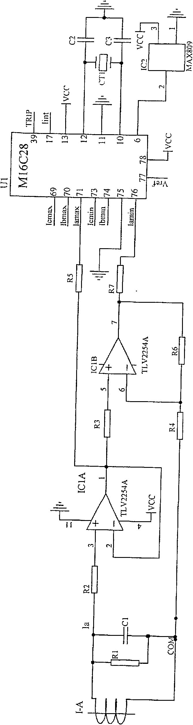 Control and protective circuit on control and protective switch electric apparatus
