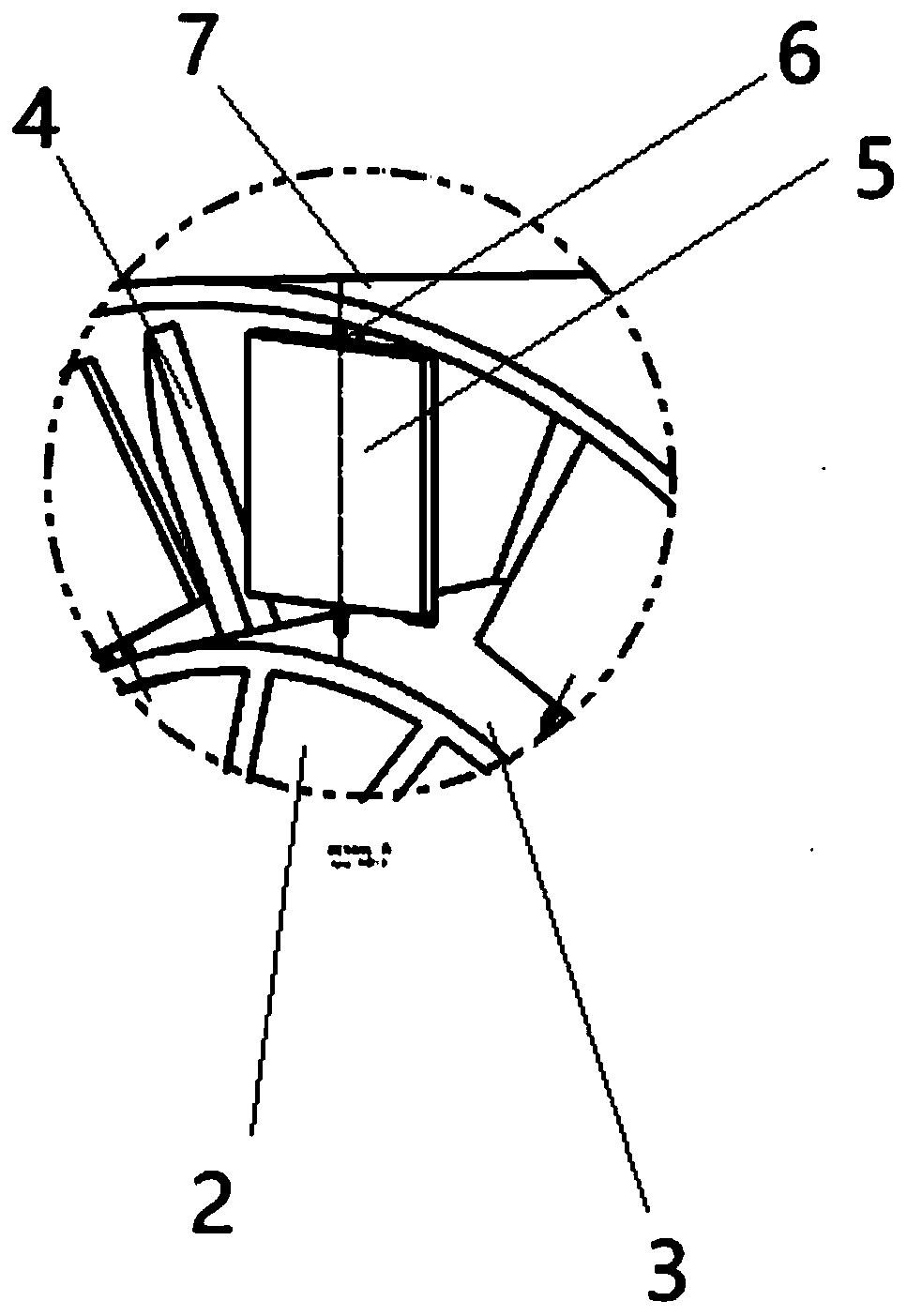 A swirl combustor head with variable inlet cross-section