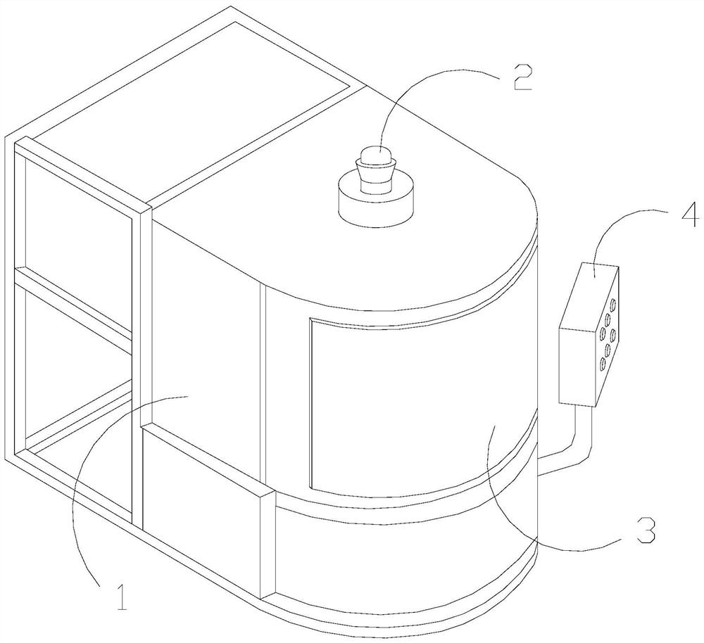 Sanitary towel washing equipment with normal pressure spraying function