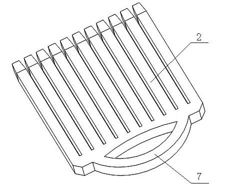 Device for quickly replacing battery lead plates