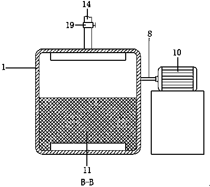 Efficient gas-liquid separator for chemical engineering production