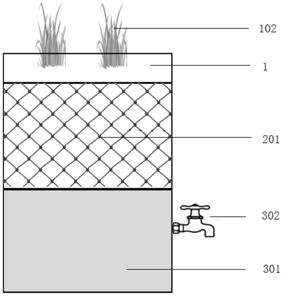 Biomass charcoal composite ecological floating bed system based on pollution reduction and carbon reduction