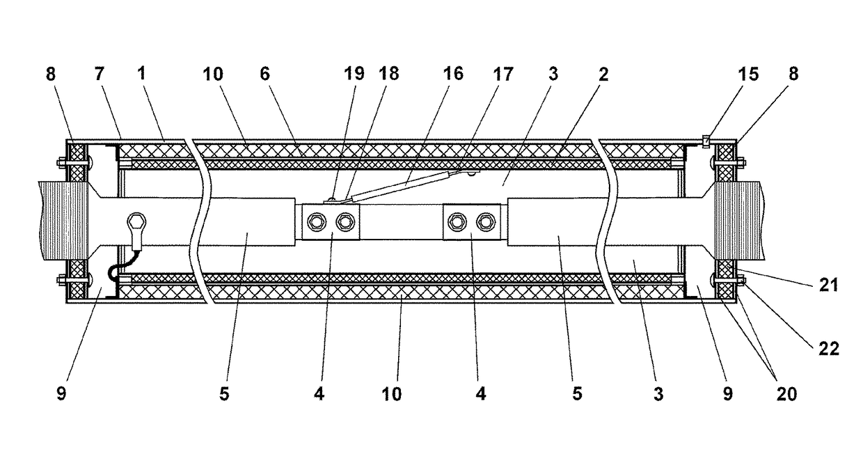 Joint sleeve for high temperature insulated bus pipes