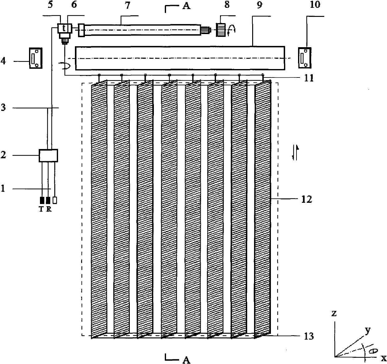 Invisible intelligent full-automatic outer sun-shading system