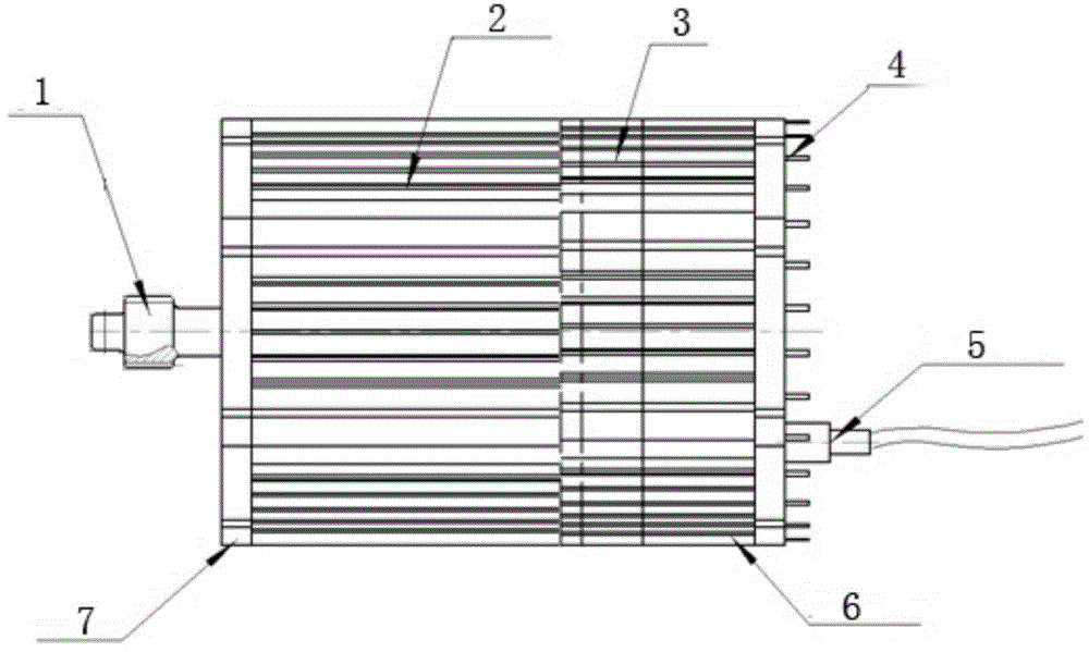 Controller-integrated composite motor