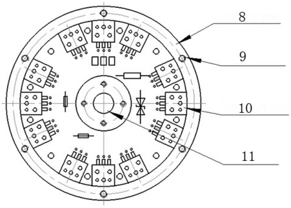 Controller-integrated composite motor