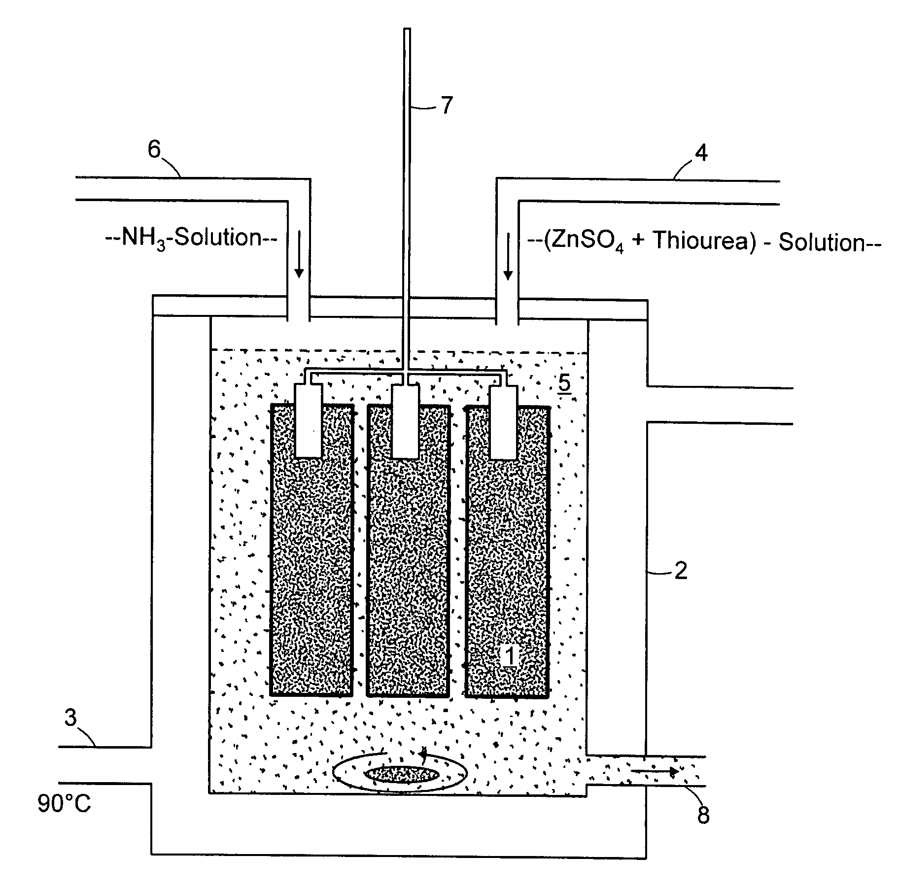 Method of the Application of a Zinc Sulfide Buffer Layer on a Semiconductor Substrate