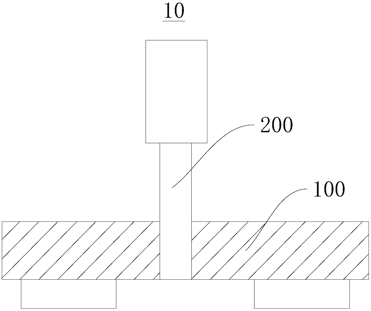 Tapping positioning tool, tapping suit and using method of tapping suit