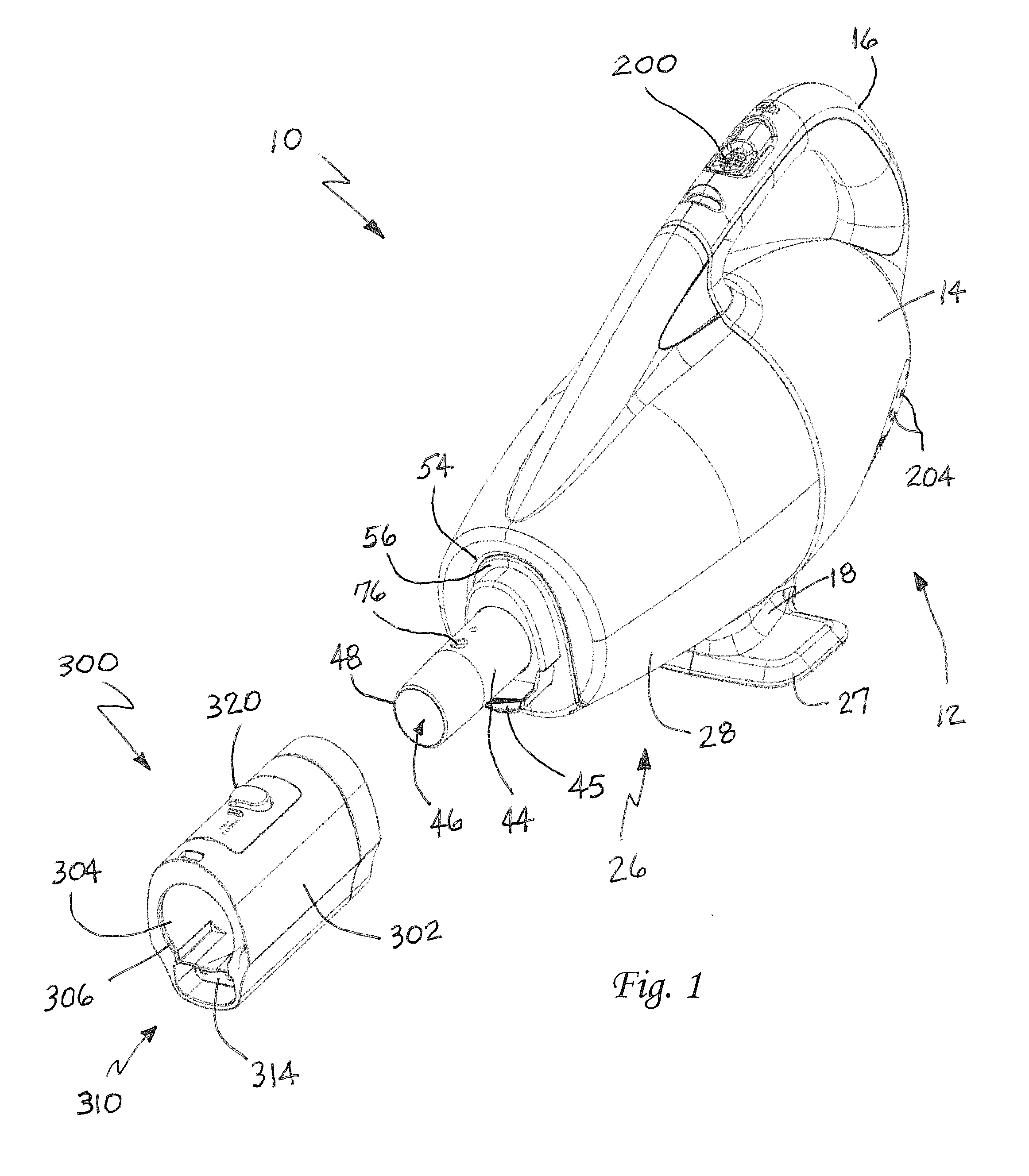 Hand-held and conversion vacuum cleaner with adapter
