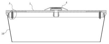 Heat dissipation structure for game picture rendering device