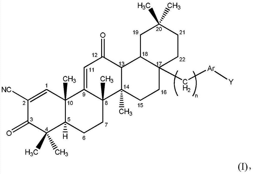 C17-heteroaryl derivatives of oleanolic acid and methods of use thereof