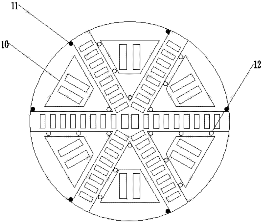 Three-dimensional IP method advanced forecasting system and detection method carried by earth pressure balance shield