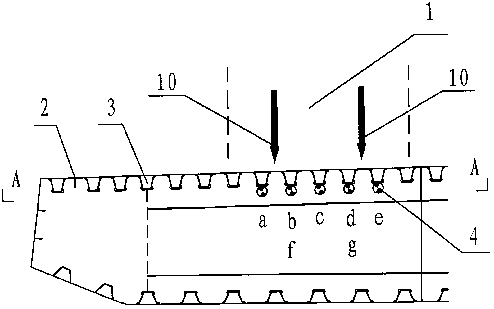 Vehicle load dynamic weighing method for orthotropic bridge deck steel box girder bridge