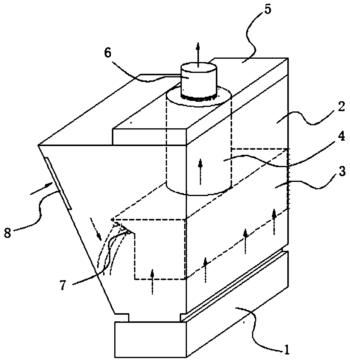 Kitchen oil smoke purification device and method for catering industry