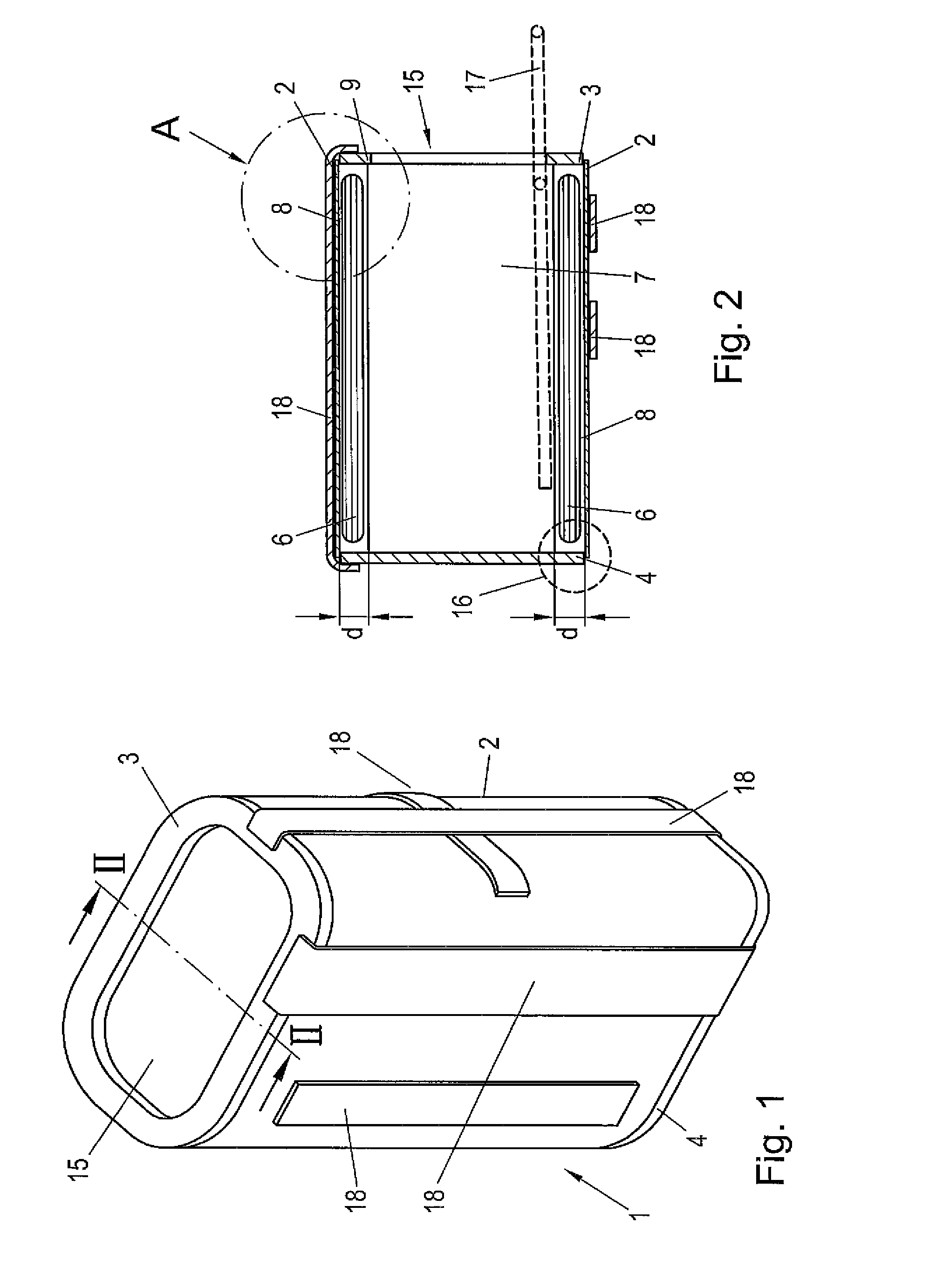 Piece of luggage, in particular suitcase