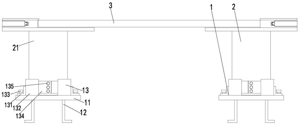 An outdoor landscape seat installation and fixing device