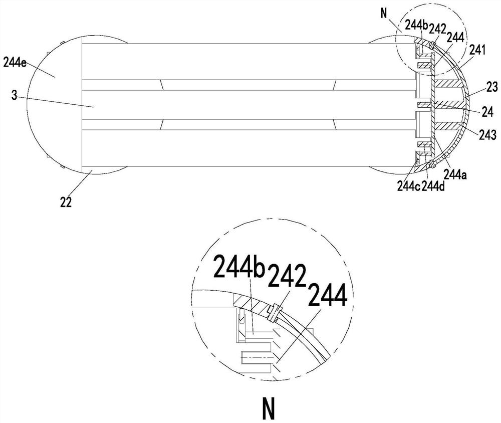 An outdoor landscape seat installation and fixing device