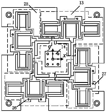 Plane three-degree-of-freedom precision positioning platform, and using method and control method thereof