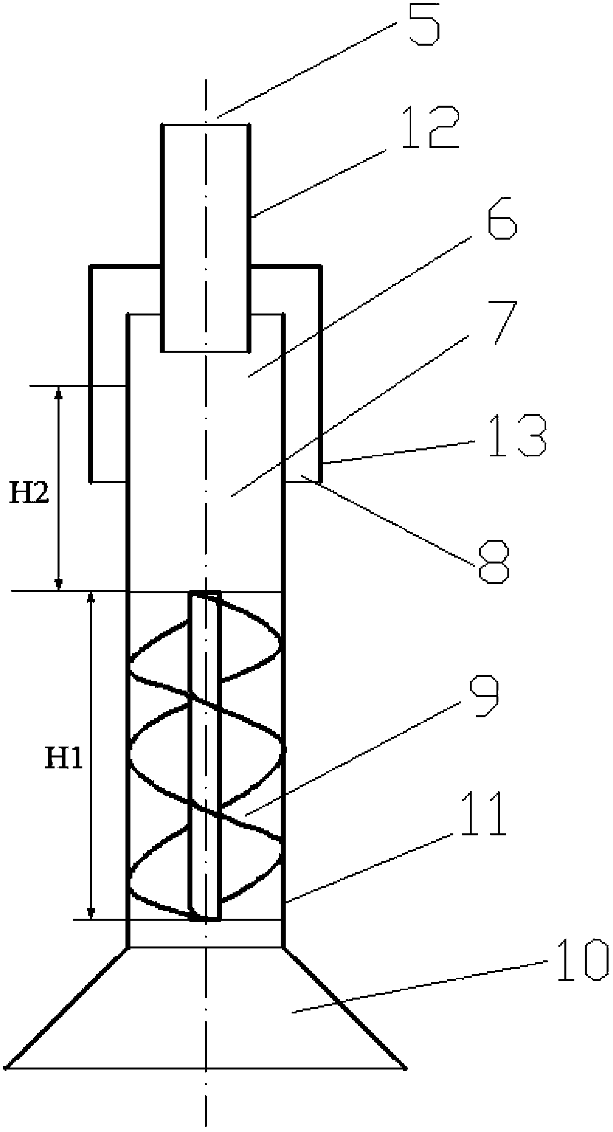 Diversion-type gas-liquid separation unit, gas-liquid separation device and multi-phase flow reactor