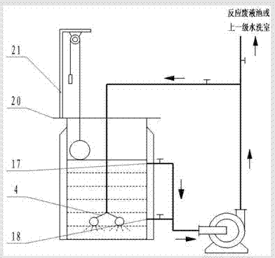 Yellow phosphorus antimony removing device