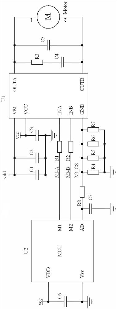 Driving control circuit of lifting socket and lifting socket