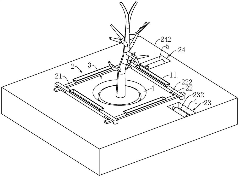 High-survival-rate planting method for landscaping seedlings