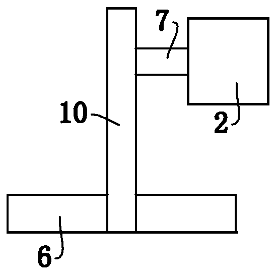 A laser optical lever measuring device