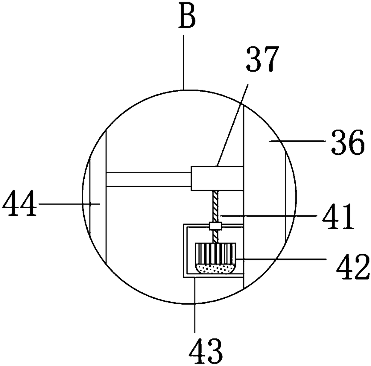 Optical experiment display device for physical teaching