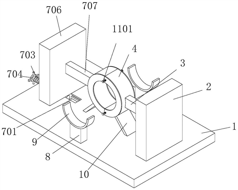 Fastening device for water pipe