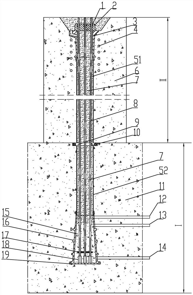 Prestressed anchoring structure system for pier assembly and pier assembly construction method