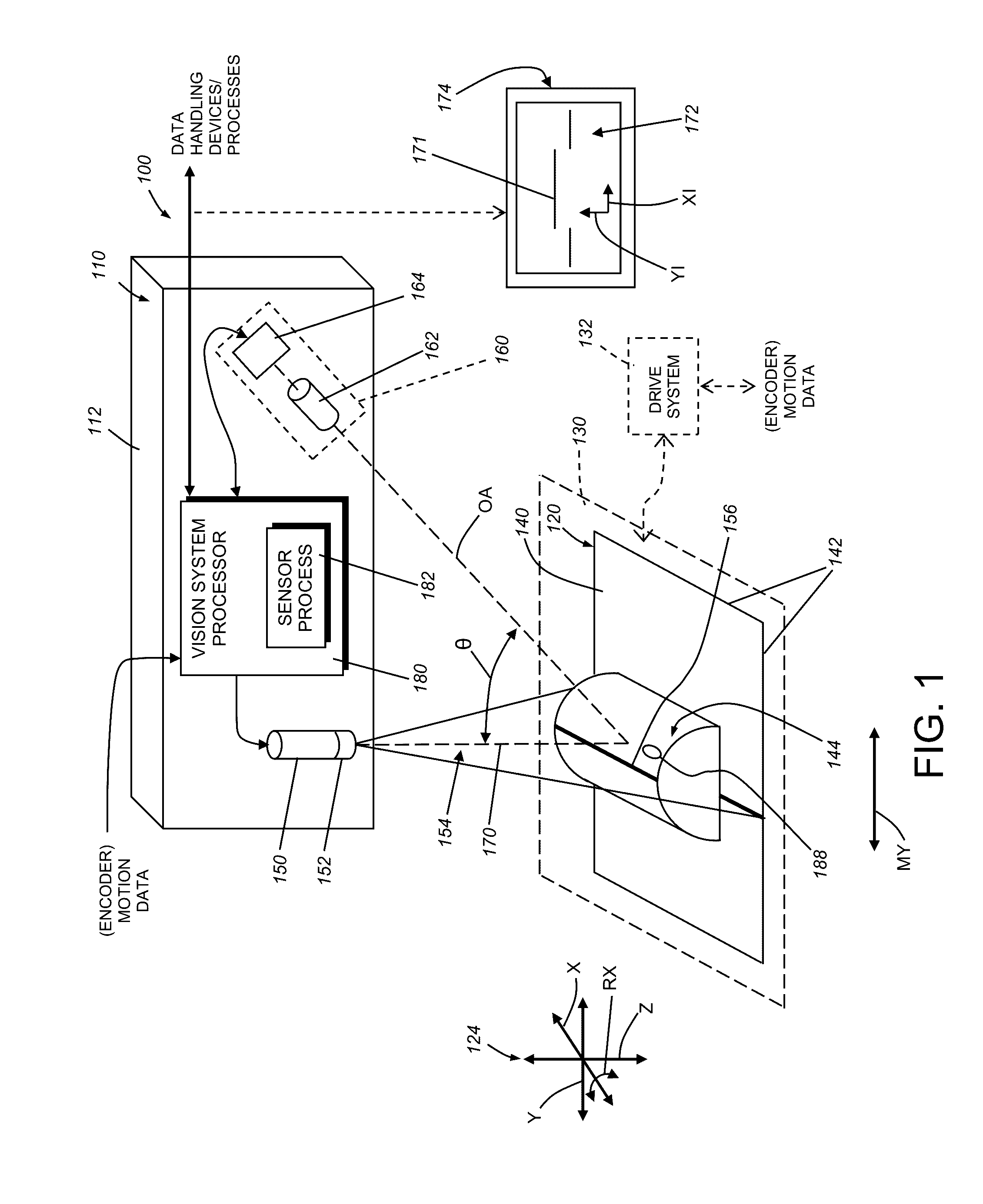 System and method for high-accuracy measurement of object surface displacement using a laser displacement sensor