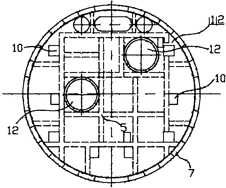 Shaft equipment mounting construction platform