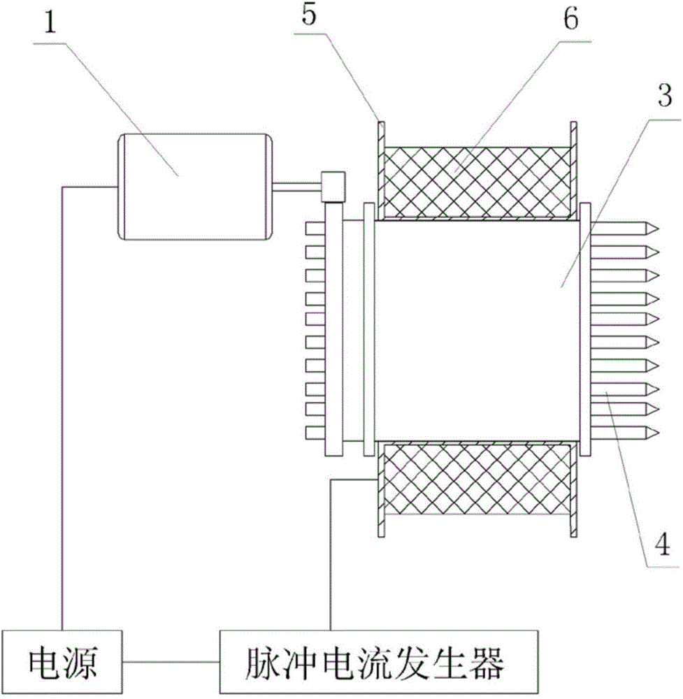 Magnetic field comb magneto therapy apparatus