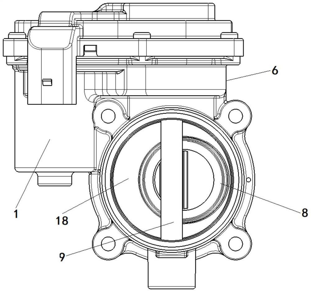 Leakage-proof butterfly valve for new energy fuel cell vehicle