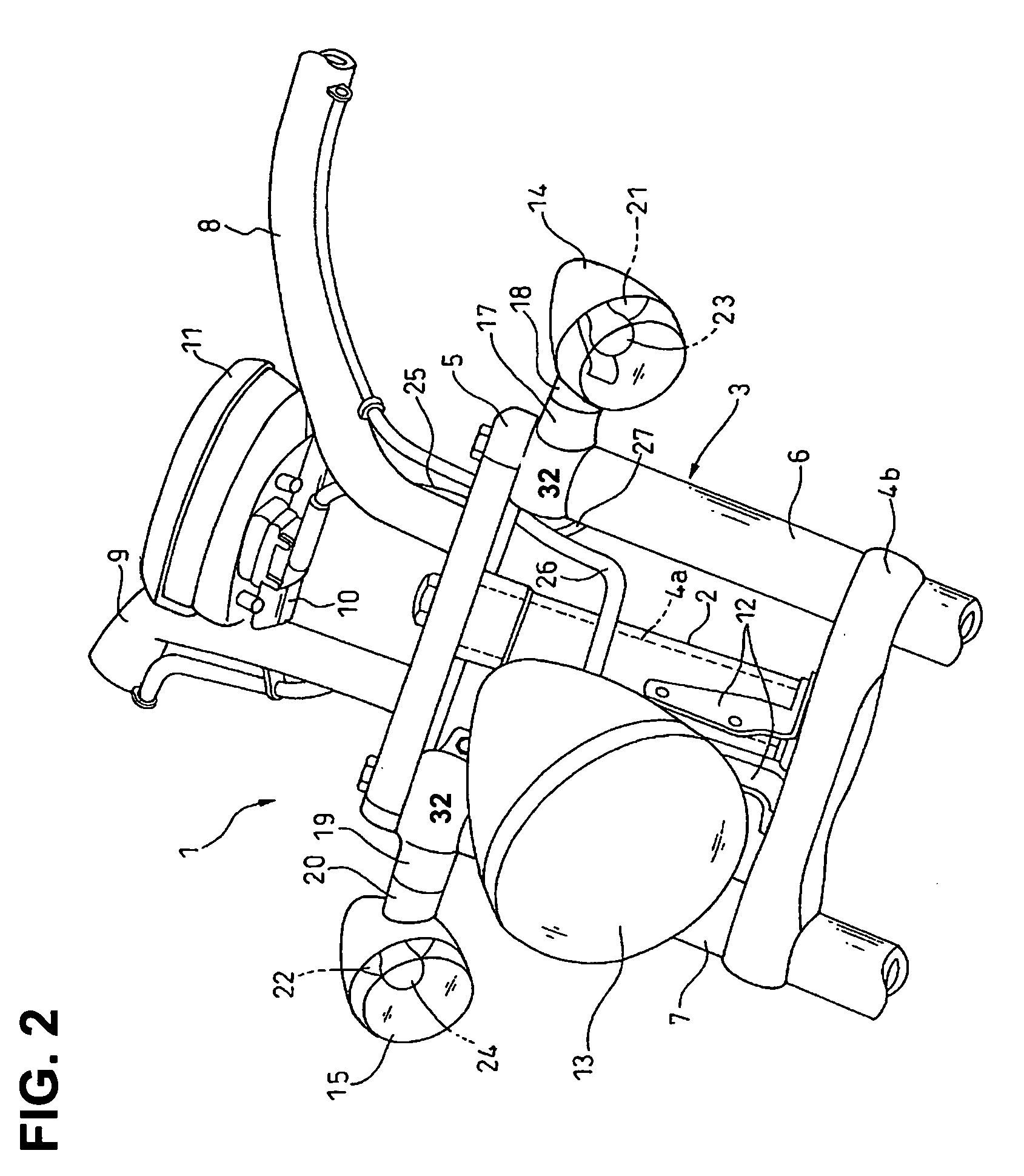 Turn signal indicator lamp apparatus for a motorcycle, and motorcycle including same