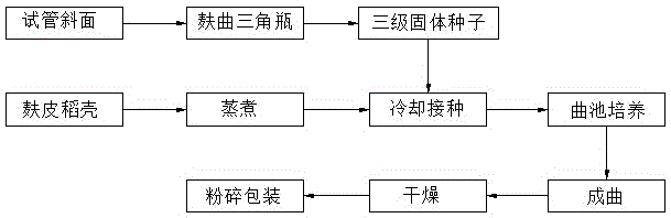 Novel aspergillus candidus production process