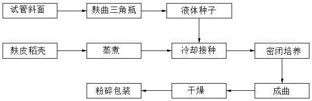 Novel aspergillus candidus production process