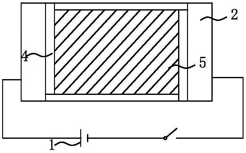 Reflective switchable glass based on electroresponse and preparation method thereof