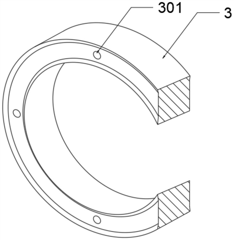 A multi-layer plastic pipe structure with wear resistance and high service life