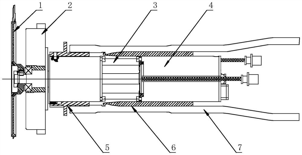 A multifunctional aircraft brake cooling control device