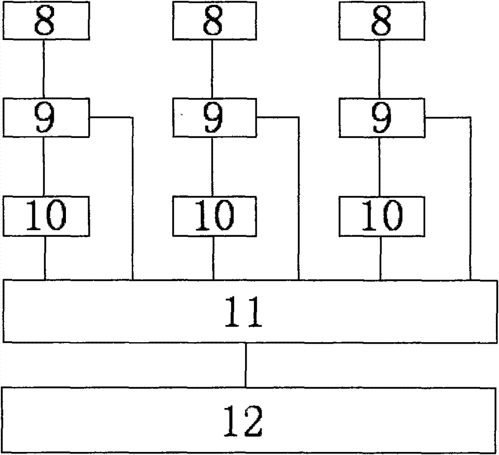 Overvoltage online monitoring device based on dual time base sampling technology