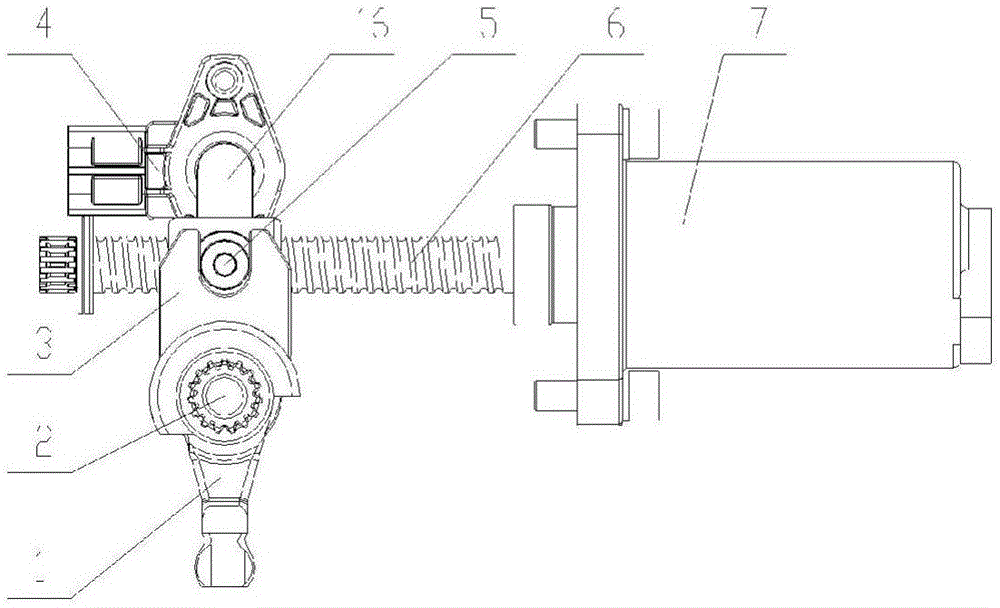 Motor type gear selecting and shifting actuator assembly