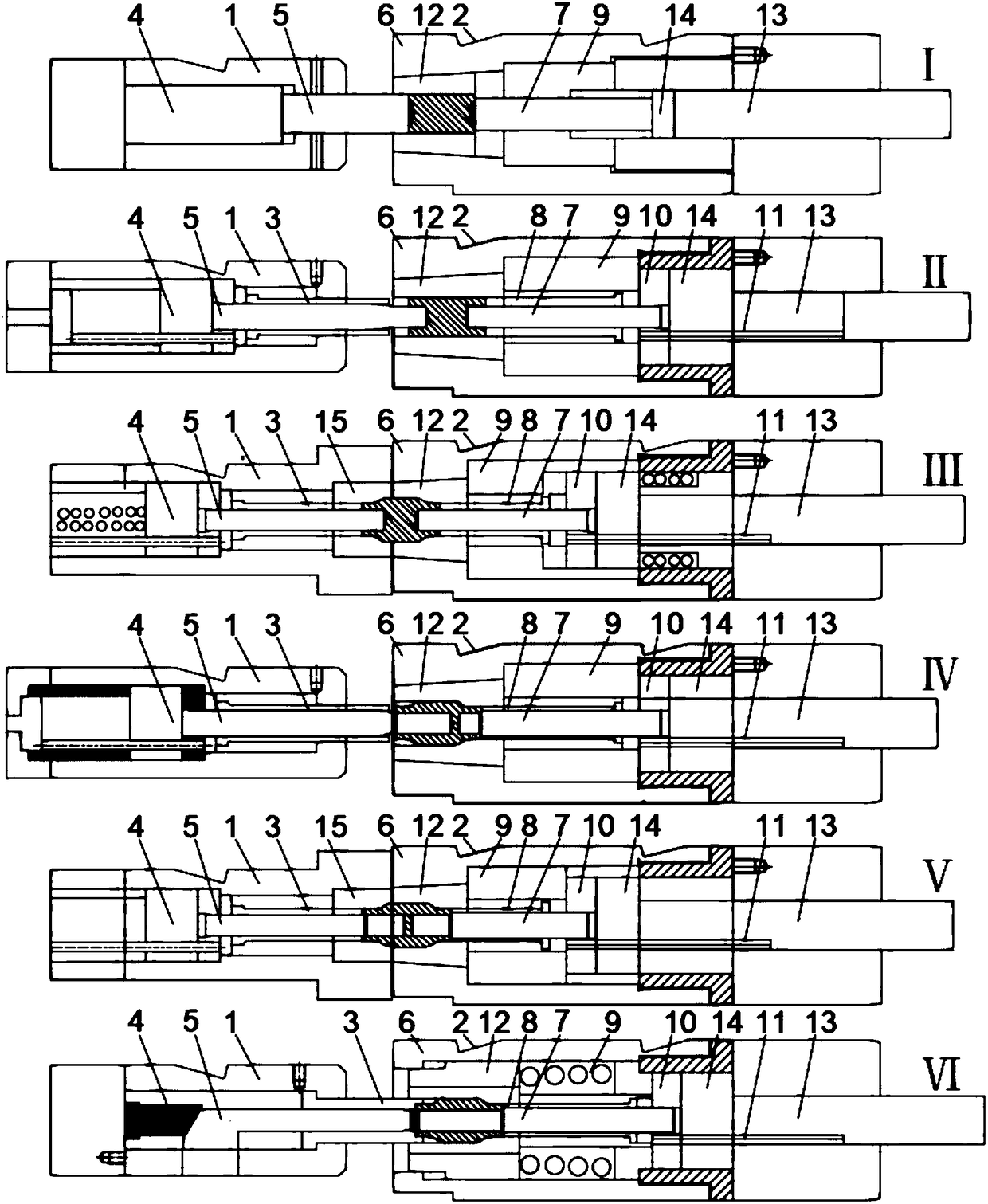 Cold heading molding process for vehicle steering system sleeves and cold heading module