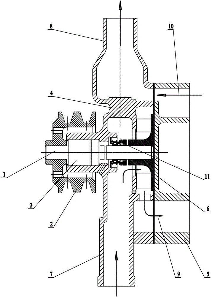 Enhanced multi-cylinder diesel engine water cooling system structure