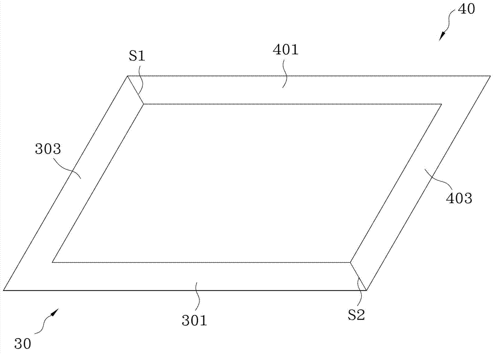 Iron casing structure for liquid crystal module