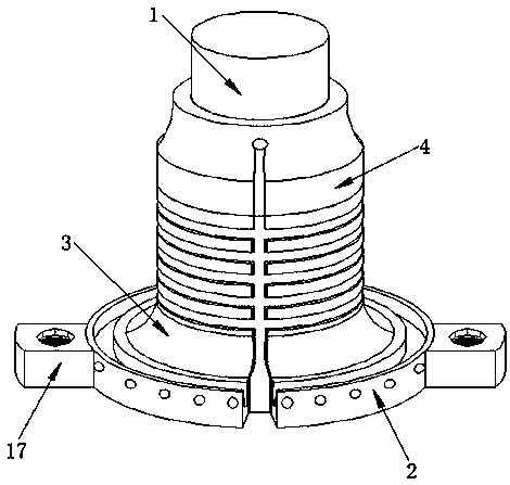 Anti-scour device for offshore wind power generation