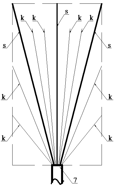 Refection reducing and outburst eliminating method for deep-hole hydraulic fracture driving gas shallow hole extraction