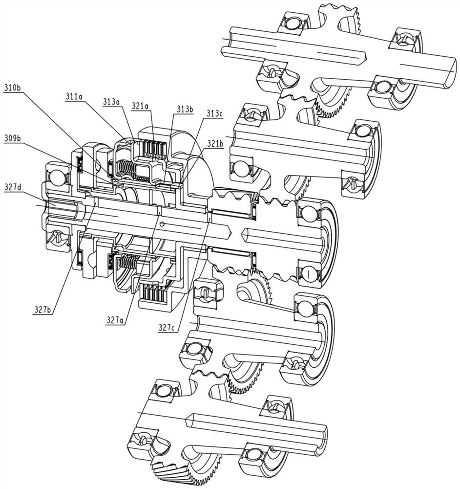 Transfer case device and vehicle