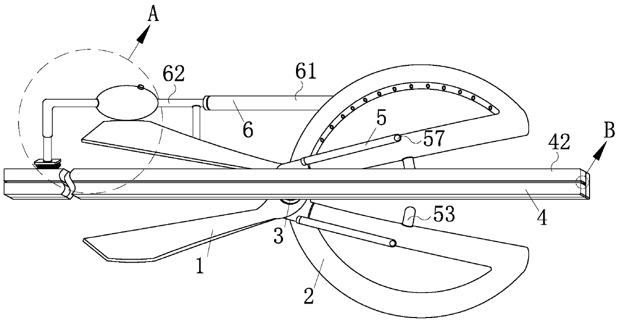 Gauze edge cutting device with positioning function